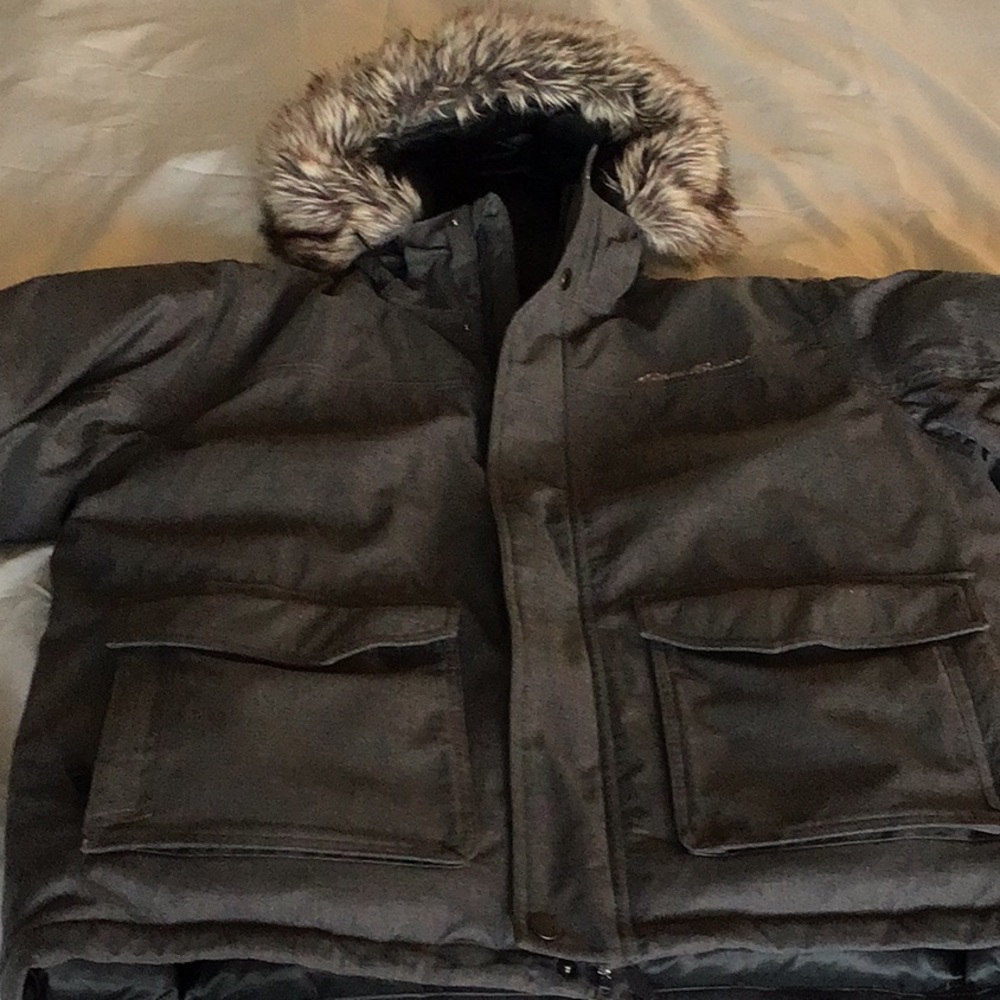 Men’s Eddie Bauer Down Coat Jacket Gary Large